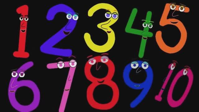 Песня "Учим цифры от 1 до 10" на английском языке смотреть онлайн
