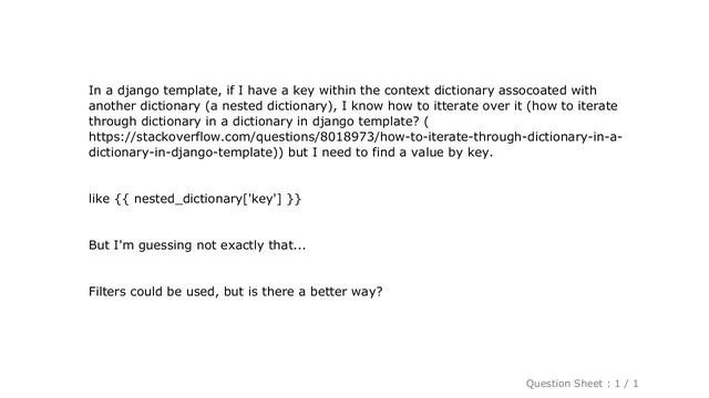 HTML : django template nested dictionary, grab value by key смотреть онлайн