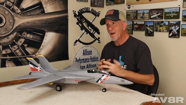 E-Flite F-14 Tomcat Twin 40mm EDF BNF Basic - Model AV8R Review