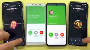 WhatsApp Incoming Call Samsung Galaxy Z Flip & FAKE Call Xiaomi Redmi Note 11S NFC and Note 5