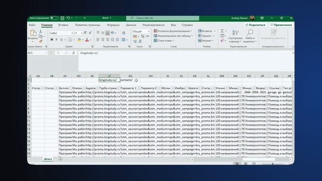 Директ Коммандер и Excel | Продвинутый курс Яндекса про Директ смотреть онлайн