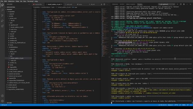 Vagrant+Debian+Ansible+Zabbix смотреть онлайн