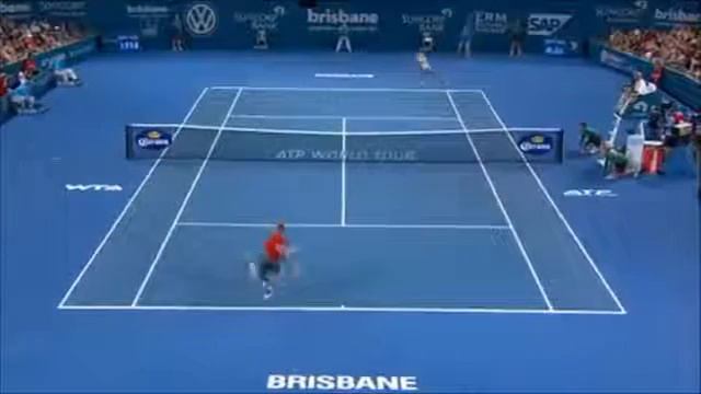 Federer vs Nieminen -Brisbane 2014 Fantastic Points смотреть онлайн