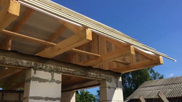Беседка из пеноблока своими руками часть 4 смотреть онлайн