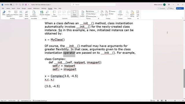 Python TV61 Class Definition Syntax смотреть онлайн