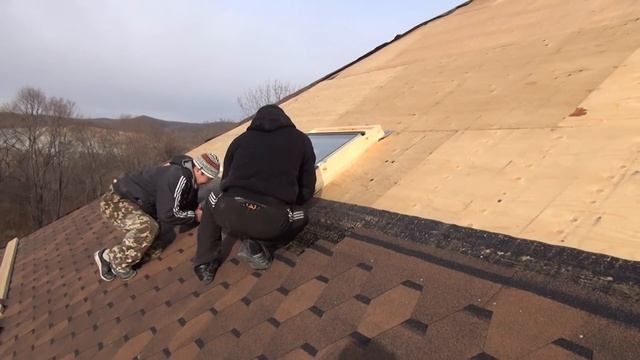 Крыша дома , ставим мансардное окно смотреть онлайн