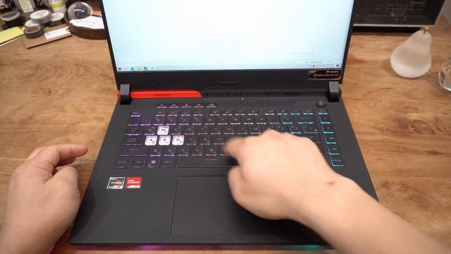 Asus ROG G15 AMD Advantage Edition Keyboard Test смотреть онлайн