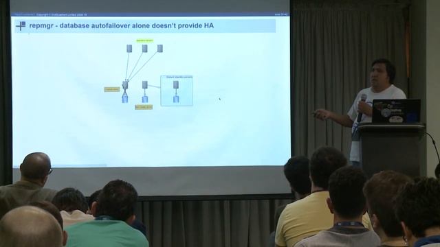 PGConf.Brasil - PostgreSQL HA with repmgr and pgbouncer, por Jaime Casanova смотреть онлайн