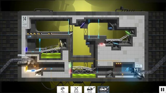 Bridge Constructor Portal - Portal Proficiency - Level 14 смотреть онлайн