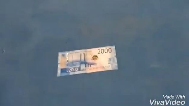 Удивительно, что происходит, если навести на новые купюры 2000 и 200 рублей. смотреть онлайн