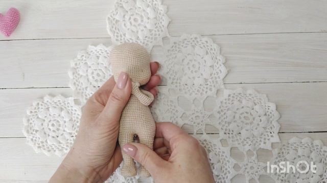 Обзор вязаной куклы, вязаный пупс, вязаная кукла, crochet doll, pattern by Katushka Morozova смотреть онлайн