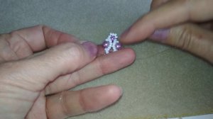 МК браслета из бисера и бусин. Beaded bracelet