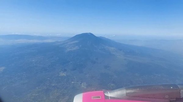 Landing in Catania Airport