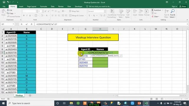 How to use VLOOKUP with CONCATENATE in Excel? смотреть онлайн