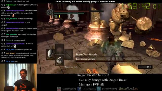 Dark Souls Ornstein & Smough Dragon Breath Only Run смотреть онлайн