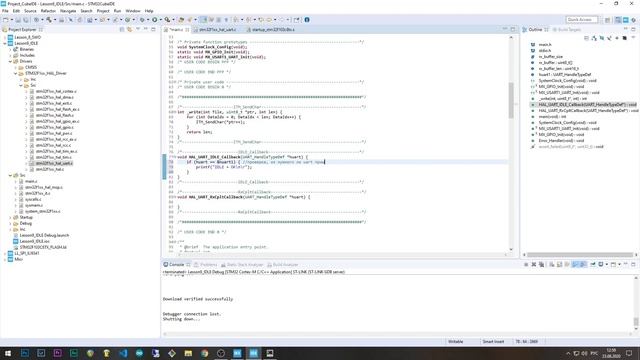 STM32. UART, Прием данных, не зная размера данных. UART_IT_IDLE. Работа с прерываниями. Урок 9. смотреть онлайн