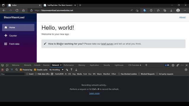 Blazor WebAssembly runtime is small - .NET 6 - Visual Studio 2022 смотреть онлайн