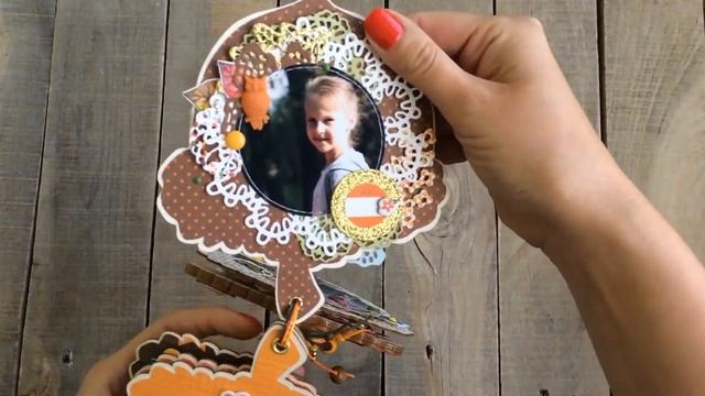 Обзор мини альбома ручной работы "Лучший осенний день". смотреть онлайн