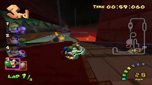 Every item in MARIO KART: DOUBLE DASH!! is a BLUE SHELL | Mario Kart Hack смотреть онлайн