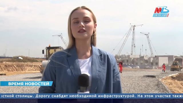 Началась укладка основания новой дороги на Родниковой смотреть онлайн