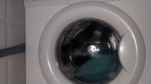 Стиральная машина LG WD-80490S, стирка штор для ванной на программе Синтетика 60 (часть 2)