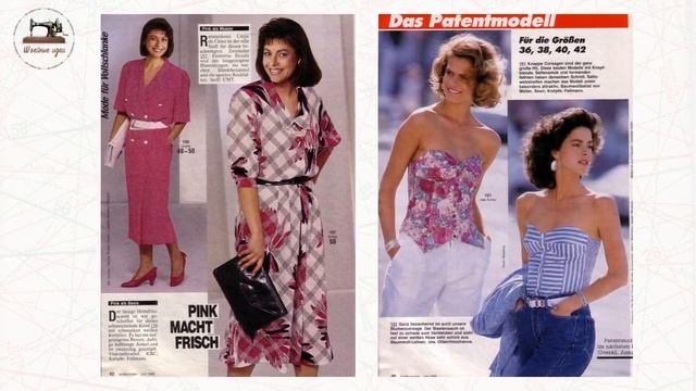 Burda Moden 6/1986 Модный журнал прошлого столетия смотреть онлайн