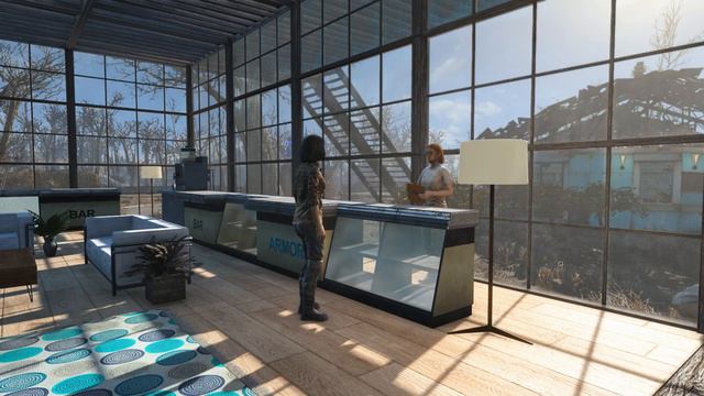 Fallout 4 MOD - Settlers Go Shopping - Store Mats смотреть онлайн