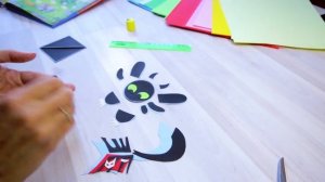 ЗАКЛАДКА ДЛЯ КНИГ БЕЗЗУБИК из Бумаги своими руками Ночная Фурия _ Поделки для де