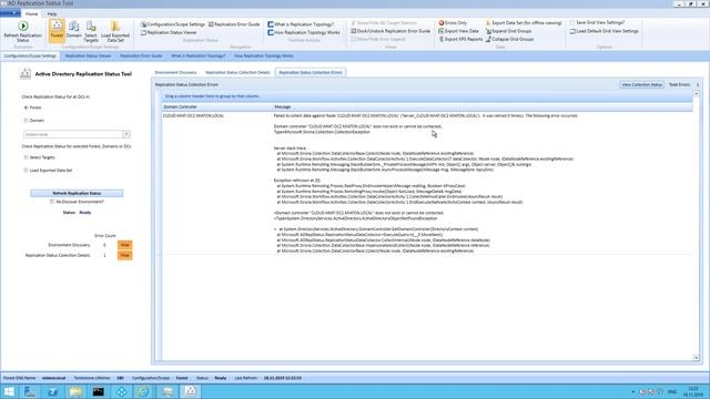 Active Directory Replication Status Tool смотреть онлайн