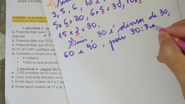 Múltiplos e Divisores - resolução de atividades #aprendersempre смотреть онлайн
