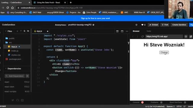 Day 15 of 69 days of code - React Hooks Part 1 смотреть онлайн