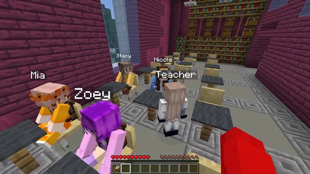 Sneaking into a GIRLS ONLY SCHOOL in Minecraft! смотреть онлайн