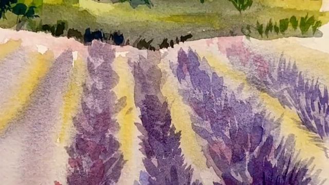Лавандовые поля.Рисуем Прованс смотреть онлайн