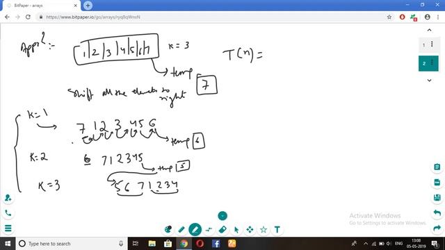 Right rotate a given array by K steps CSE Interview Prep смотреть онлайн