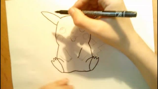 How to draw Pikachu (Pokemon) смотреть онлайн