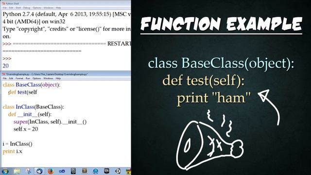 Let's Learn Python #11 - Overriding & File Mng. - OOP 2 of 3 смотреть онлайн