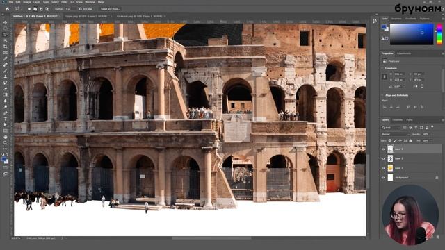 Как создать коллаж в Adobe Photoshop смотреть онлайн