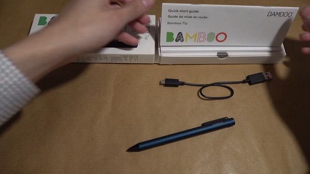 Unboxing Wacom Bamboo Tip capacitive stylus смотреть онлайн