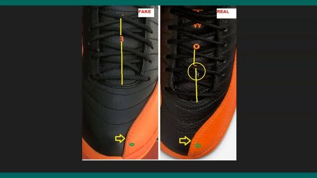 Real Vs Fake Air jordan 12 Brilliant Orange смотреть онлайн
