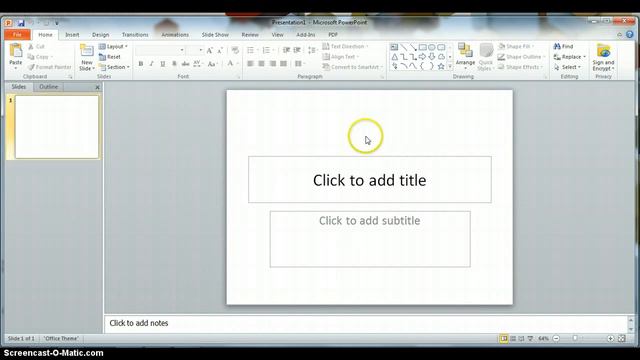 PowerPoint 2010 Screen смотреть онлайн