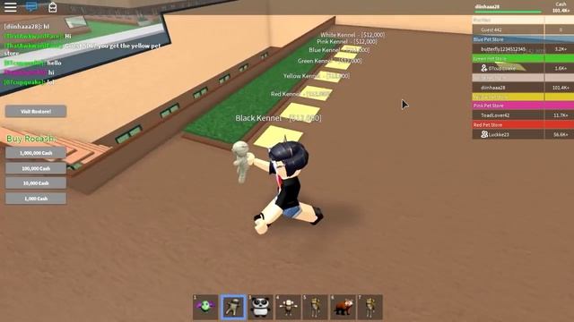 VISITANDO A CIDADE E #MOVIMENTODOMATO! - Roblox (Pet Shop Tycoon) #02 смотреть онлайн