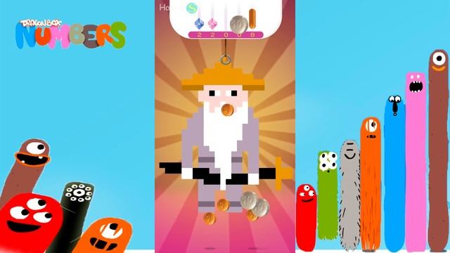 Fun Ninja Part 3 Puzzles - DragonBox: Numbers (iPad, iPhone, Android). Fun game for kids. смотреть онлайн
