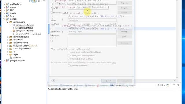 Spring dependency injection example смотреть онлайн