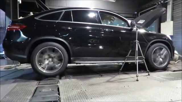 2017 Benz W292 GLE 350d Coupe 4Matic Mar's ECU Tune Dyno Test 302HP смотреть онлайн