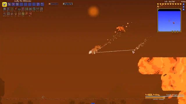 Terraria Calamity Mod - Deathmode Yharon Yoyo Only смотреть онлайн