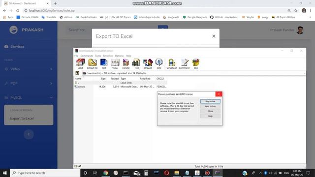 Export a SQL Backup file to Excel File using J2EE Application смотреть онлайн