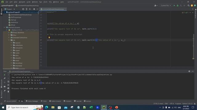 Tutorial#7 Comments and Escape Sequences #python #pythonprogramming #python3 смотреть онлайн