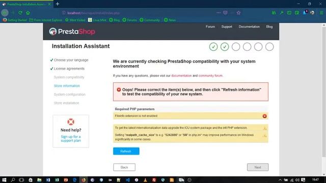 prestashop installation problem смотреть онлайн