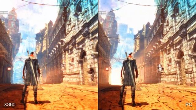 DmC Devil May Cry PC vs. Xbox 360 Comparison Video смотреть онлайн