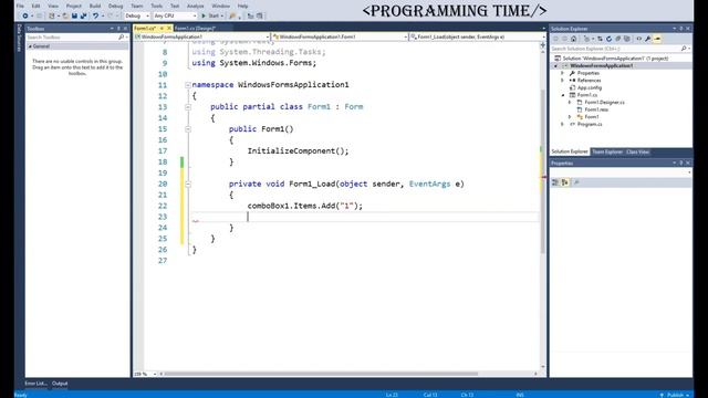 C# windows forms working with combobox / работа с combobox. смотреть онлайн